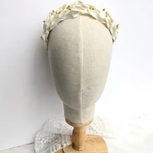Couronne de mariage style grecque. Épurée et poétique.
